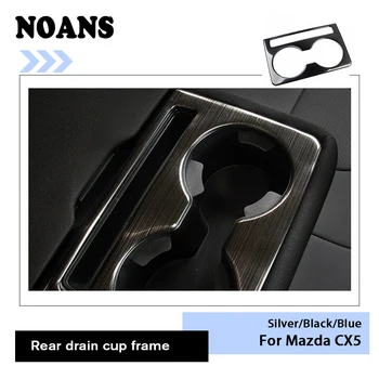 

NOANS Auto Back Row Water Cup Panel Frame Trim Stickers Protective Decoration For Mazda CX-5 CX5 CX 5 2017 2018 KF Accessories
