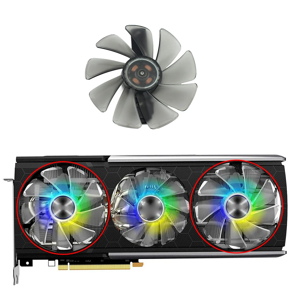 Вентилятор охлаждения FD10015M12D вентилятор ARGB для Sapphire RX 5700 XT 8 Гб NITRO + специальное