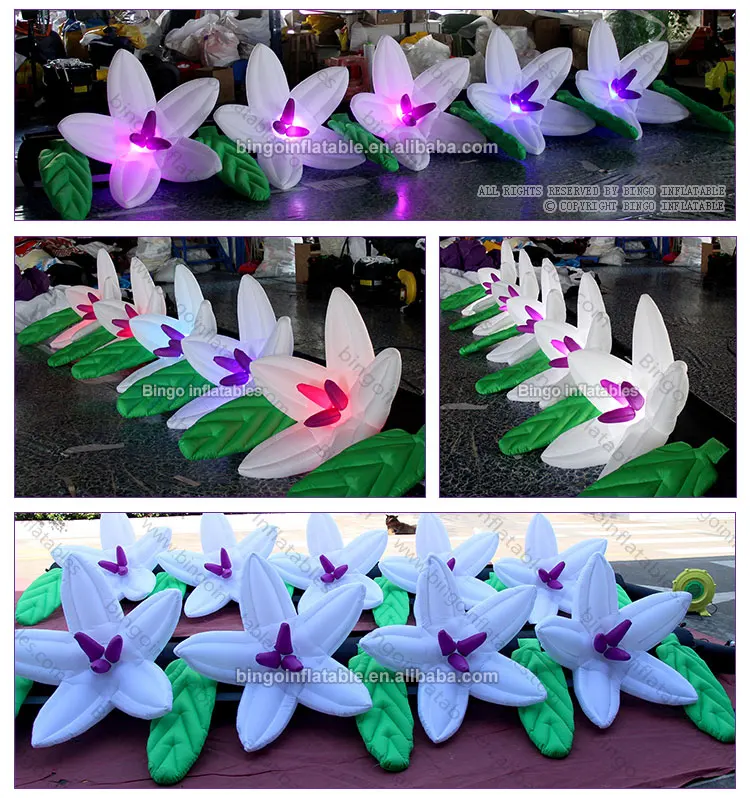 BG-Z0005-Inflatable lighting flower chain active_2