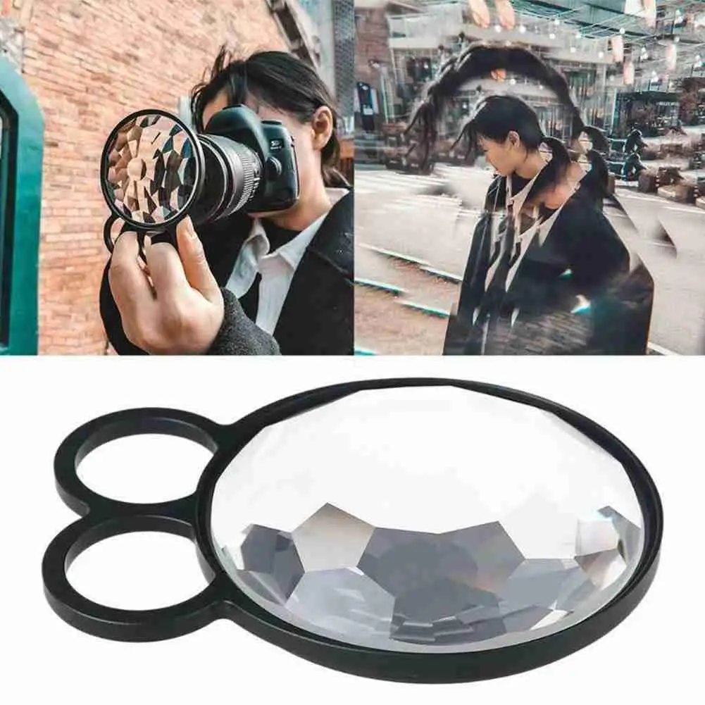 Camera Filter 77mm Kaleidoscope Glass Filter SLR Accessories Supported Prism Lens Handheld F9H9