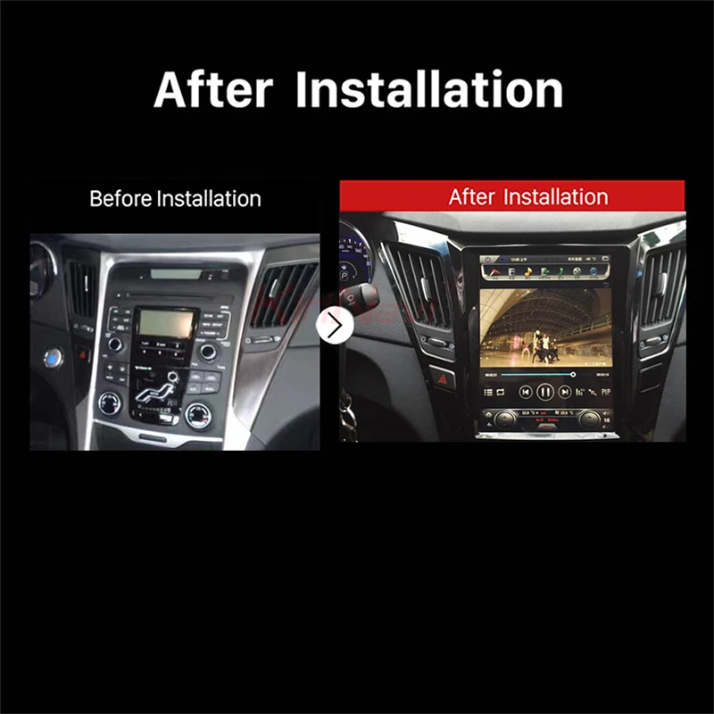 Perfect KiriNavi Vertical Screen Tesla Style 10.4