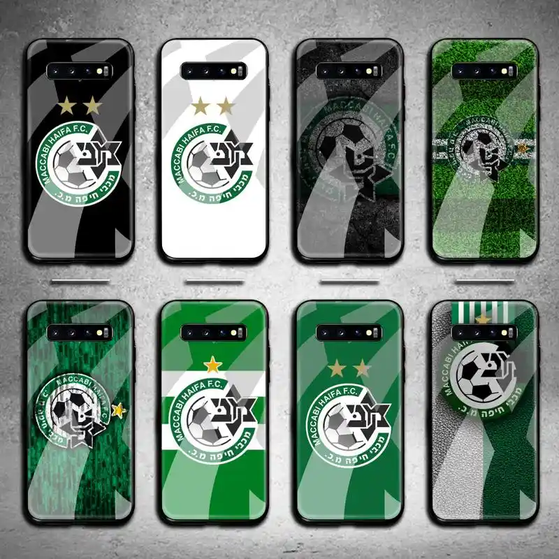 Football Maccabi Haifa Phone Case Tempered Glass For Samsung S20 Plus S7 S8 S9 S10 Plus Note 8 9 10 Plus Phone Case Covers Aliexpress