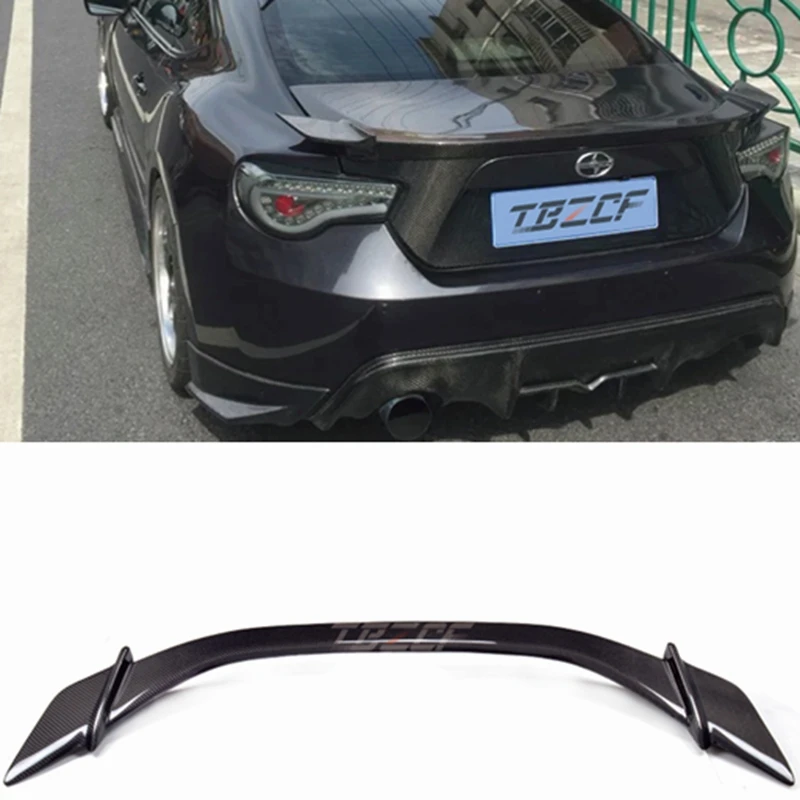 

Car-styling Carbon fiber Material KS Style GT 86 BRZ Rear Trunk wing spoiler For Subaru BRZ Toyota 86 GT86