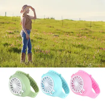 

Handheld Electric Mini Watch Simple Fan Portable Summer Rechargeable USB Folding Fashion Pocket Small Fan