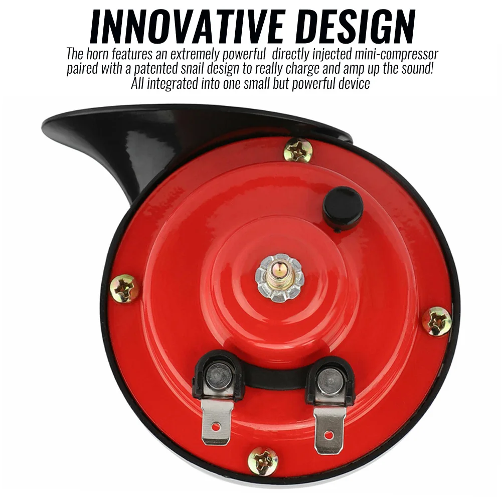 2 stücke 12V Air Horn für Auto Schnecke Elektrische Air Horn