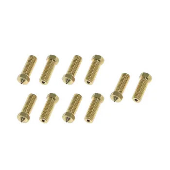 

10Pcs Volcano Lengthen Nozzle Extruder Print Head 0.2/0.25/0.3/0.4/0.5/0.6/0.8/1.0/1.2mm For 1.75mm/3mm Filamnet 3D Printer