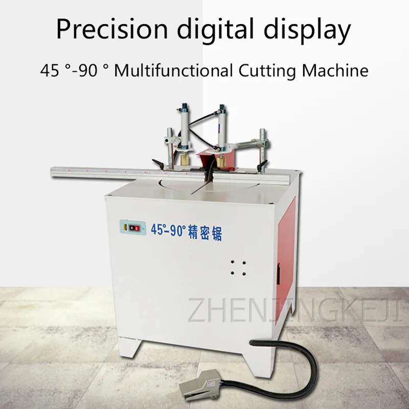 

Sliding Door Saw Multifunction Semiautomatic 45 ° -90 ° Aluminum Alloy High Precision Cutting Machine Wood Electric Chamfer Tool