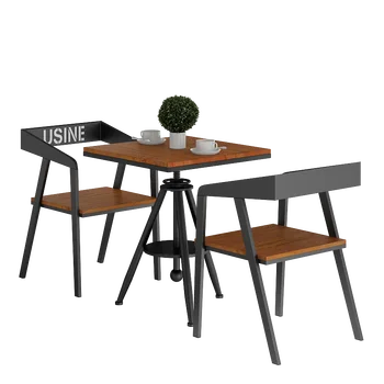 

Balcony tea shop tables and chairs cafe tables and chairs combination special offer outdoor dessert tables and chairs bar leisur