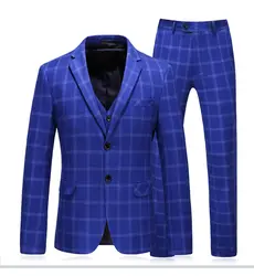 2019 новые стильные синие свадебные костюмы мужские повседневный мужской блейзер деловые вечерние костюмы хорошего качества для выпускного