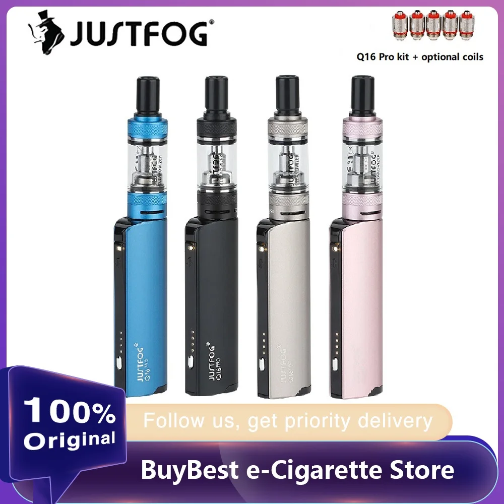 Новый оригинальный JustFog Q16 Pro комплект с 900 мА/ч Батарея & 1 9 мл Танк и 1.6ohm OCC | Отзывы и видеообзор