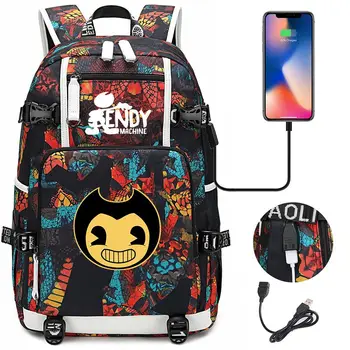 

Bendy Backpack for Teenagers Boys Girls School Bags Laptop Bag Waterproof Multifunction USB Charging Mochila Feminina Travel Bag
