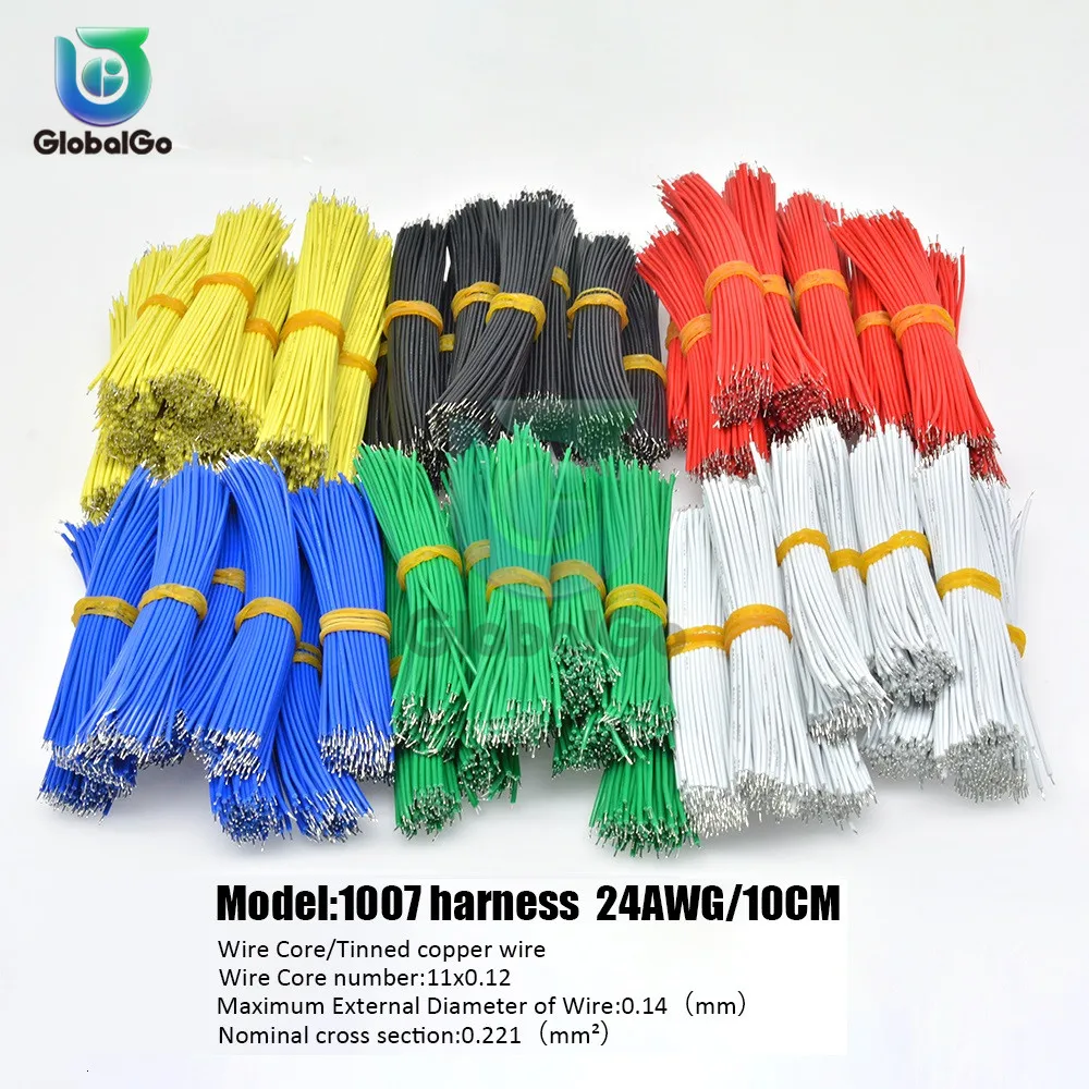 100 шт./лот 10 м длина UL1007 24AWG 0 14 мм Оловянная свинцовая Олово покрытая медная