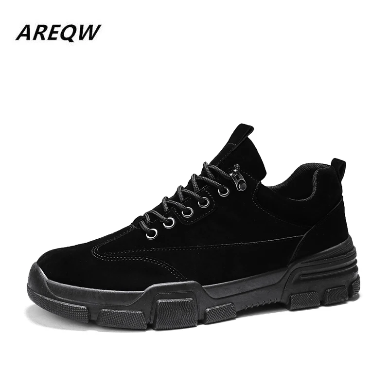 

2019 Spring and Autumn Men's Casual Shoes Comfortable Fashion Low To Help Martin Shoes Flat Casual Shoes