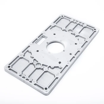 

Aluminum Router Table Insert Plate 235x 120x 8mm With Ring For Woodworking Kit Home Garden Supplies
