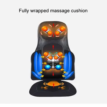 

Shoulder Cervical Massager Neck Waist Back Multifunction Bodys Kneading Household Cushion Upholstery