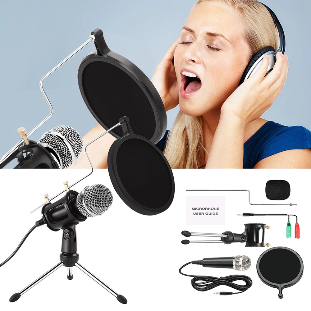 Емкостный микрофон Студийный микрофон мини Essional микрофон конденсаторный LaptopPodcasting записывающий микрофон караоке микрофон