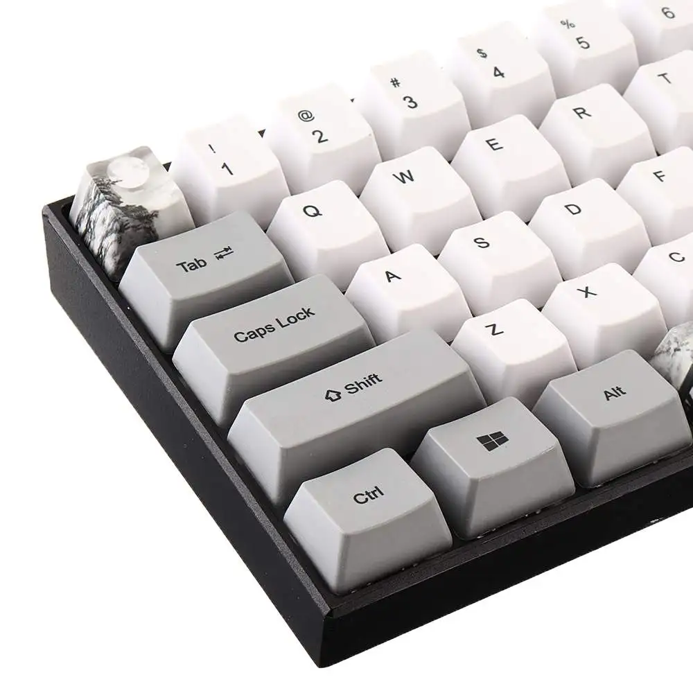 Chinese Lnk Painting Keycap Set PBT Sublimation OEM Profile Keycap For GK61 GK64 Mechanical Gaming