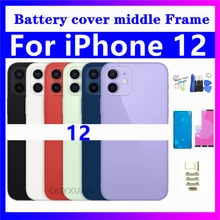 

New Housing For iPhone 12 Battery Back Cover / Middle Chassis Frame / SIM Tray / Side Key Parts