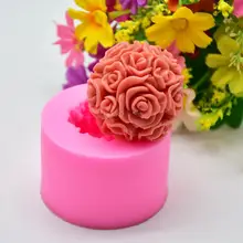 Большой букет силиконовая форма «Роза» DIY помадка торт плесень ручной работы мыло выпечки украшения плесень Asy для выпуска плесень