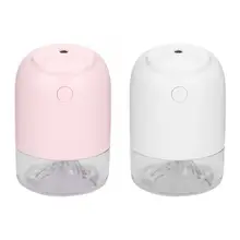 Hava nemlendirici USB Mini masaüstü zamanlama nemlendirici araba ofis Hava temizleyici Atomizer LED ışıkları ile ultrasonik buğu yapıcı