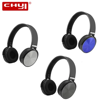 

CHYI Wireless Bluetooth Stereo Sport Headphones Portable Over Ear DJ Studio Earphones Foldable Retractable Earbuds For PC Phone