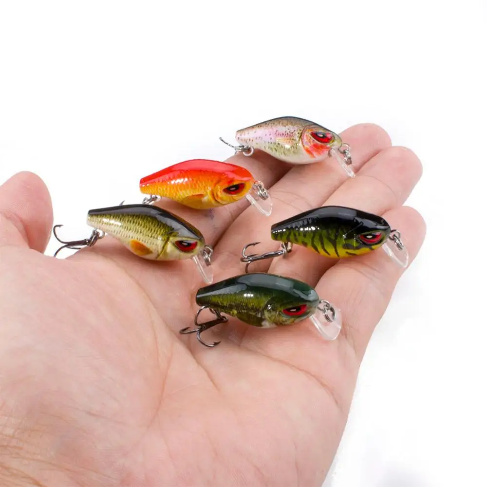SEALURER 5 шт./лот 1 8 г 3 см Topwater 0 м воблер японский мини наживка Crankbait приманки с