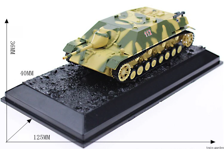 1: 72 немецкая армия Танк эсминец № 4 1942 Готовая модель сплава