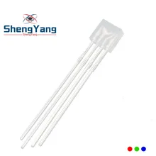 100 шт. прямоугольный светодиодный s 255 Diod RGB светодиодный диффузный катод/анод 2*5*5 мм красный зеленый синий светильник