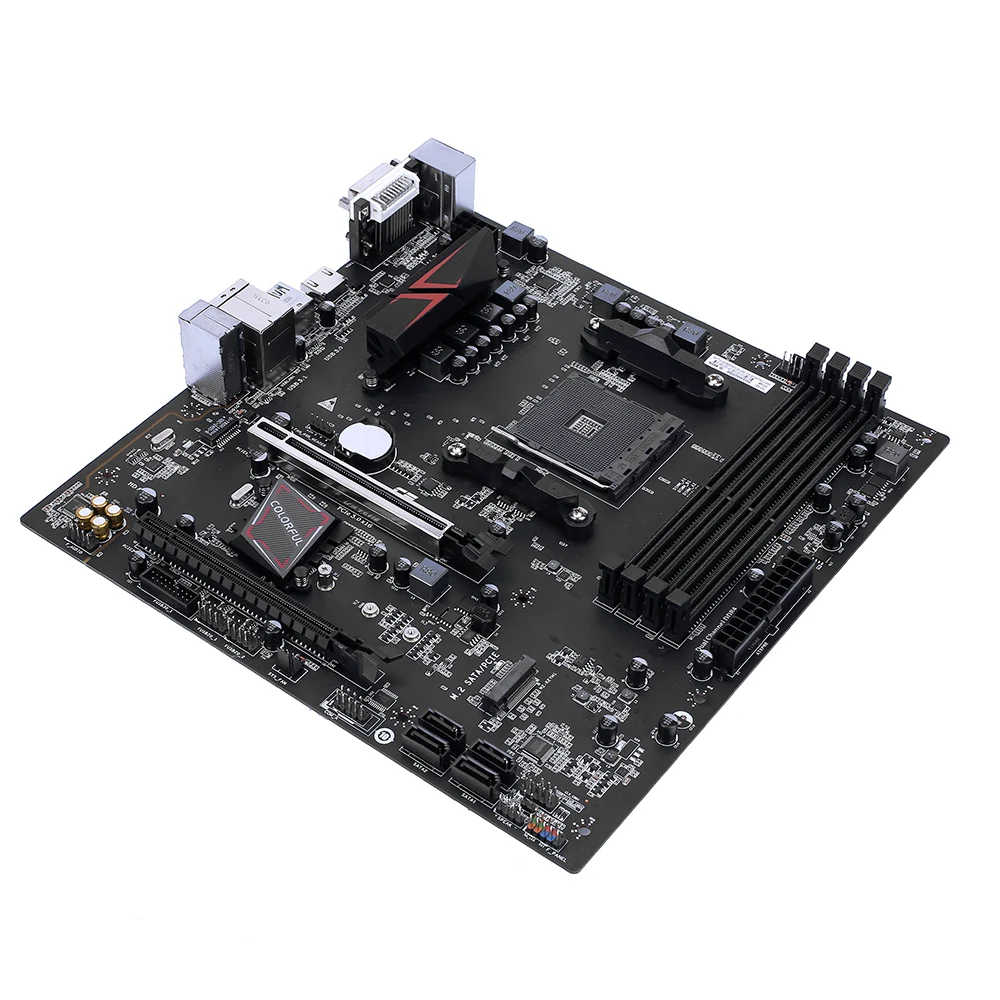 Красочная битва-AX B450M-G DELUXE V14 игровая Материнская плата системная плата мульти-защита AMD B450/розетка AM4