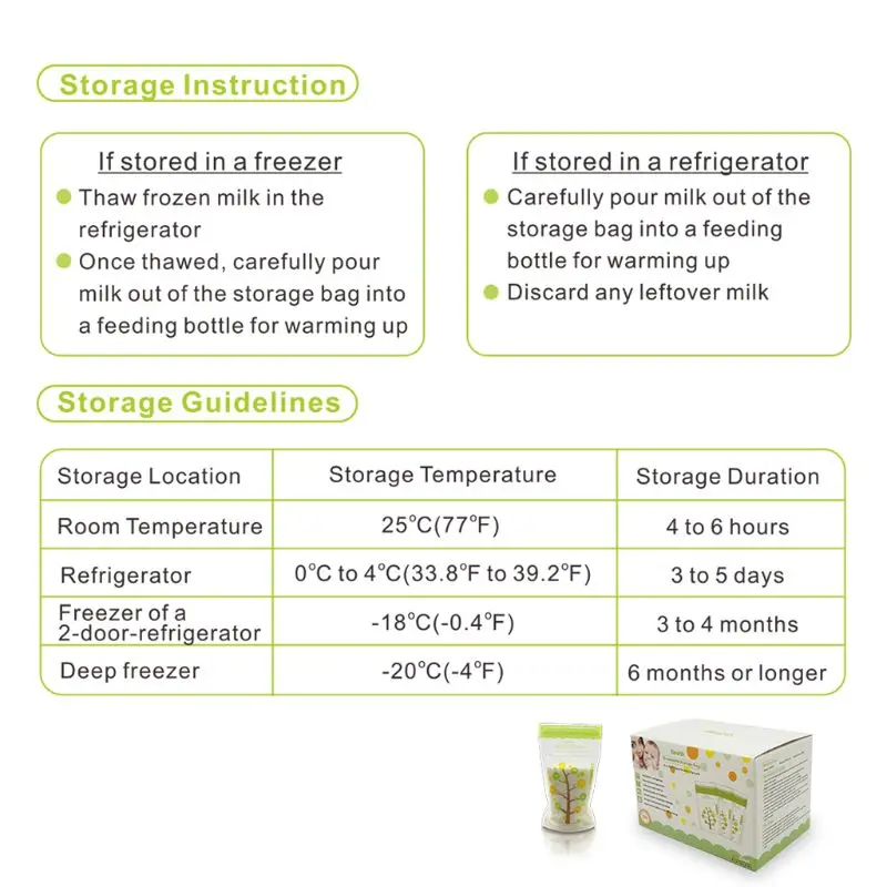 112 шт 235 мл детские пакеты для хранения грудного молока герметичная стерилизованная детская пищевая безопасная сумка для хранения грудного молока для кормления ребенка