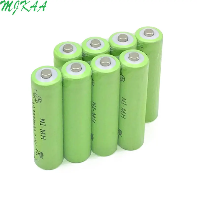 

Ni-MH AA 1.2V 3800mAh Green Rechargeable battery for Toy Mouse Remote Control