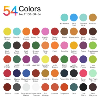 

54 color professional tattoo ink pigment for permanent eyeliner lip color body painting and other tattoo supplies beauty tools