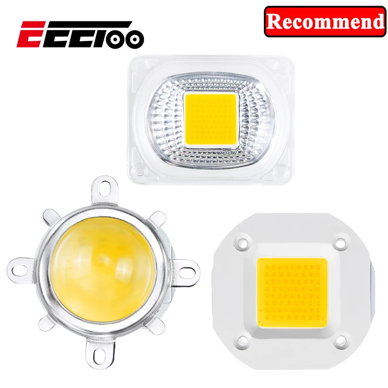

LED Light Beads COB Chip 50W/30W/20W LED Matrix for Spotlight with Lens Reflector Lampshade AC 110V/220V Diode Flood Light Bulb