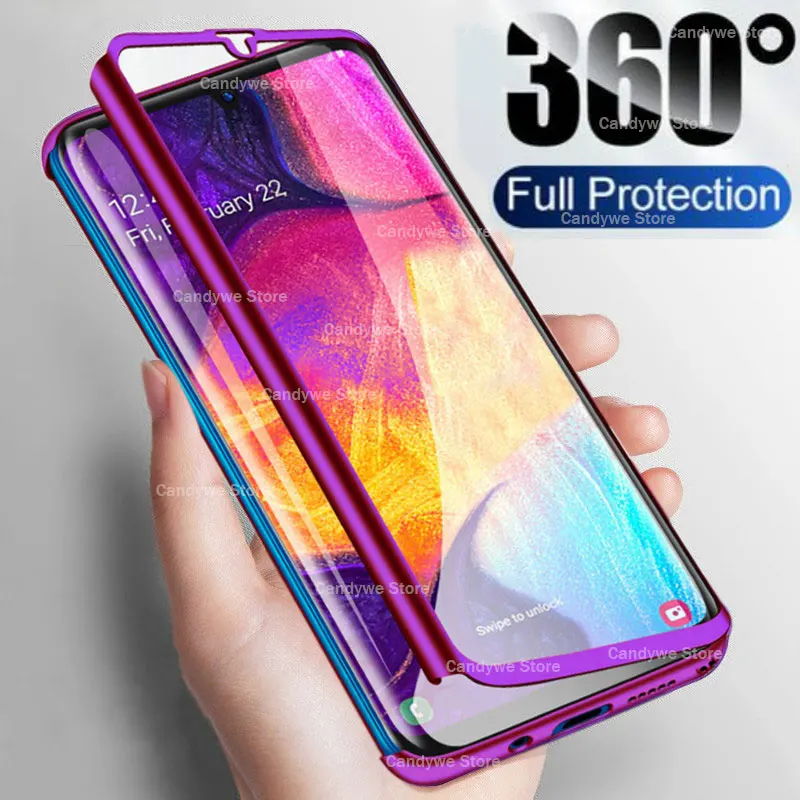 Чехол на весь корпус 360 для Samsung A51 A71 A11 A31 A41 A70 A50 A40 A30 A20s A21S A6 A8 Plus A7 A750 2018 Galaxy S20FE 5G