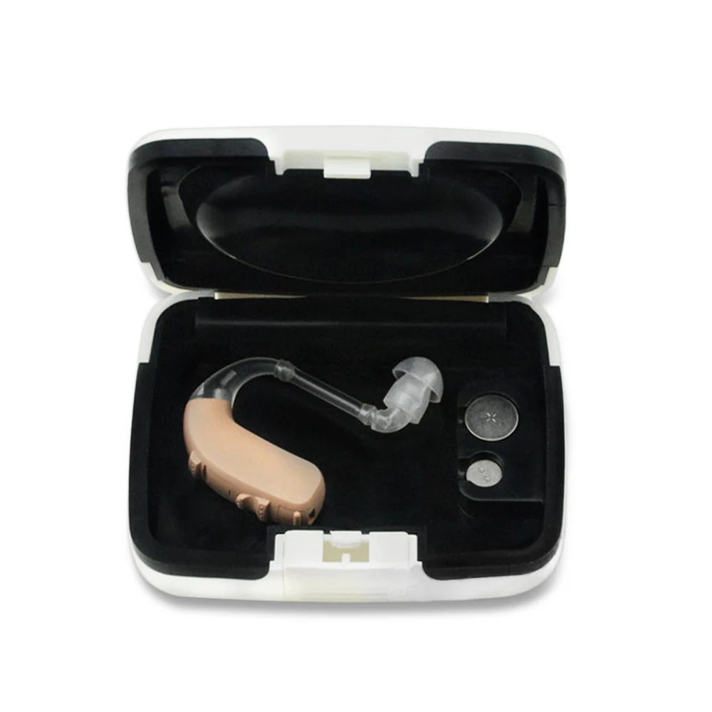 Portable Hearing Aid Case Hard Storage Deafaid Carrying Box With