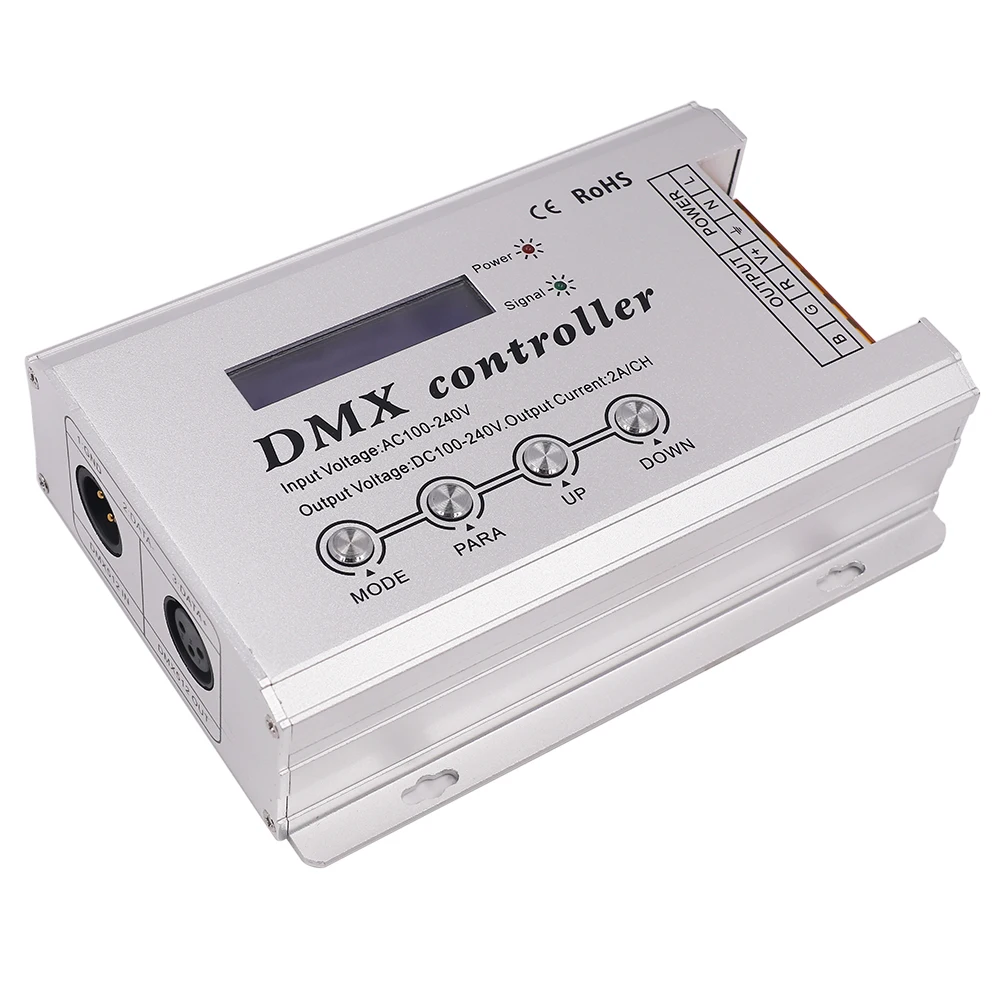 Console do Controlador Dimmer para 110 Luz de Tira Levou Decodificador Dmx v - 220 Led Neon 1320w 3ch x 2a Dmx300 110v 220v Rgb 3 controler dimmer
