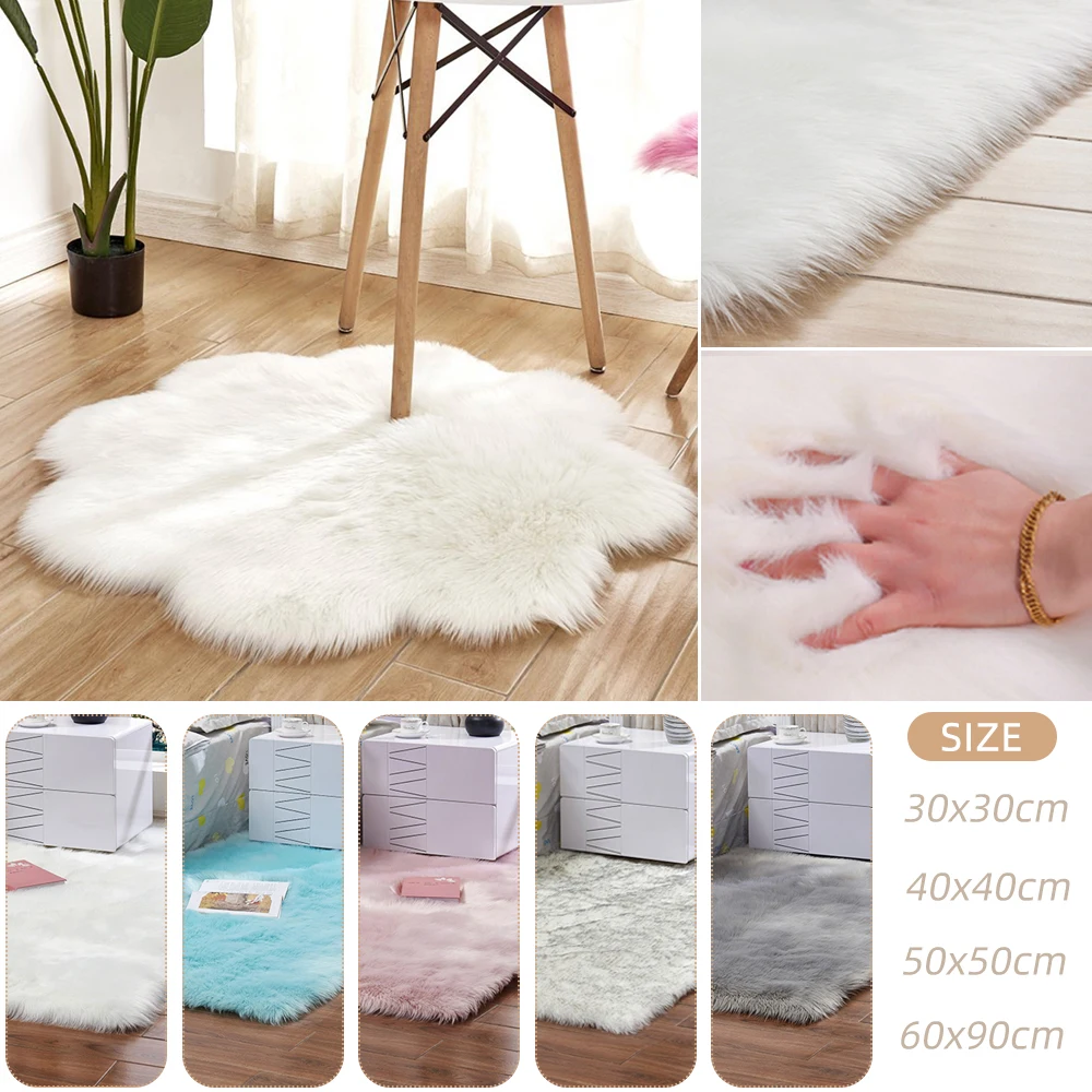 Sheepskin Warm Hairy Soft Chair Cover 27 Chair And Sofa Covers