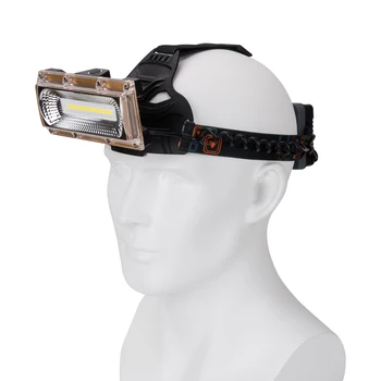 

COB LED Headlight 10W Wide Angle Lighting USB Rechargeable Flashlight Torch Lamp Power Flashlight For Camping Fishing