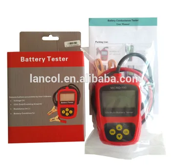

12V Car battery tester MICRO-100 battery Conductance Analyzer
