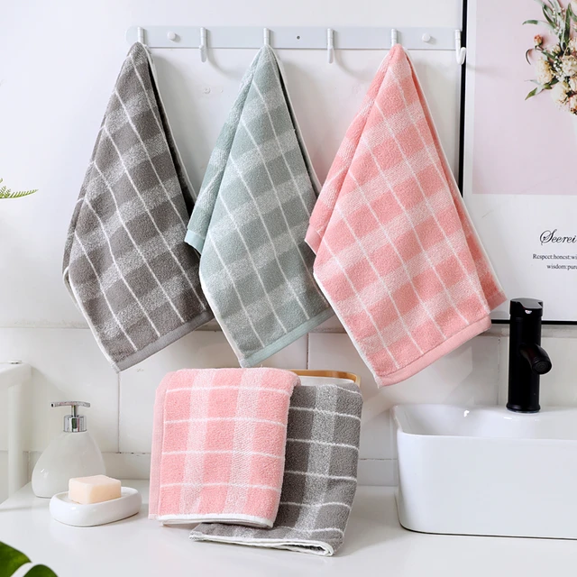 100% Cotton Bath Towel Thick Soft Absorbent Bath Towels Washcloth Solid  Color Bathroom Face Hand Shower Towel 35*75cm/70*140cm - AliExpress