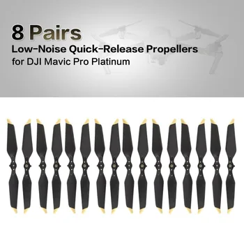 

8 Pairs 8331 Low-Noise Quick-Release Replacement Blade Props Propeller for DJI Mavic Pro Platinum Drone RC Accessories