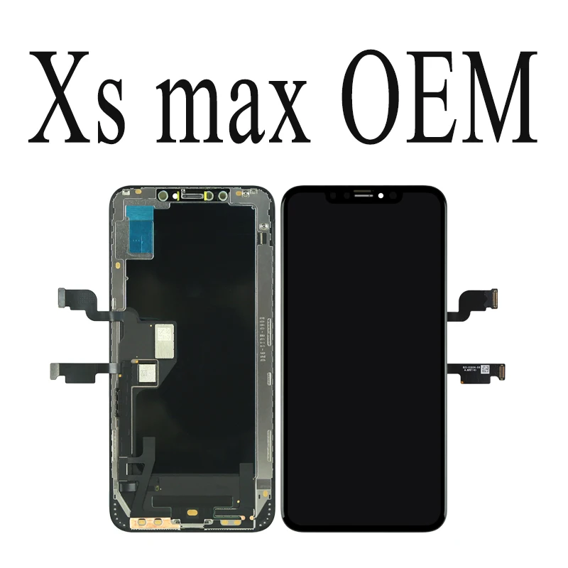 Для iPhone X lcd XS сенсорный экран без битых пикселей OLED OEM панель в сборе для iPhone XS Max XR ЖК-дисплей Запасная часть - Цвет: for XS Max OEM