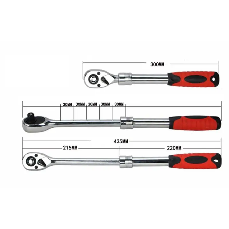 72 зубьев рычажный ключ храпового механизма телескопическая розетка драйвер шестигранный ключ