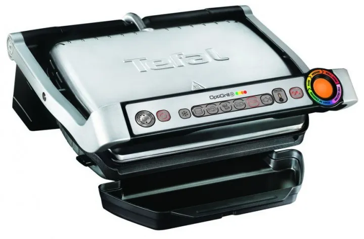 Электрический гриль Tefal Optigril+ GC716D12+Насадка для вафель.Гарантия 2 года