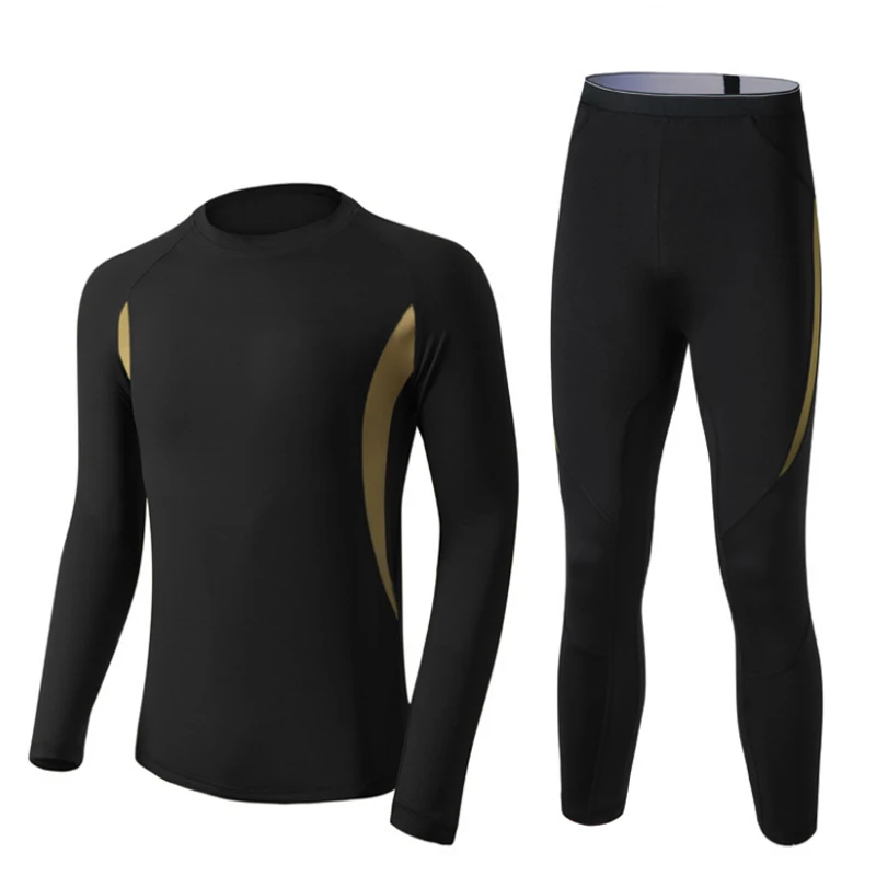 Thermal Underwear Sets Male Camping Thermal Drying Shirt Hiking Pants Men 's Winter