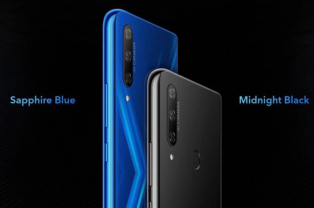 Мобильный телефон Honor 9X6 GB 128GB Kirin 810, четыре ядра, 6,59 дюймов, отпечаток пальца, 4000 мАч, 48MP камера, Anroid 9, 4G смартфон