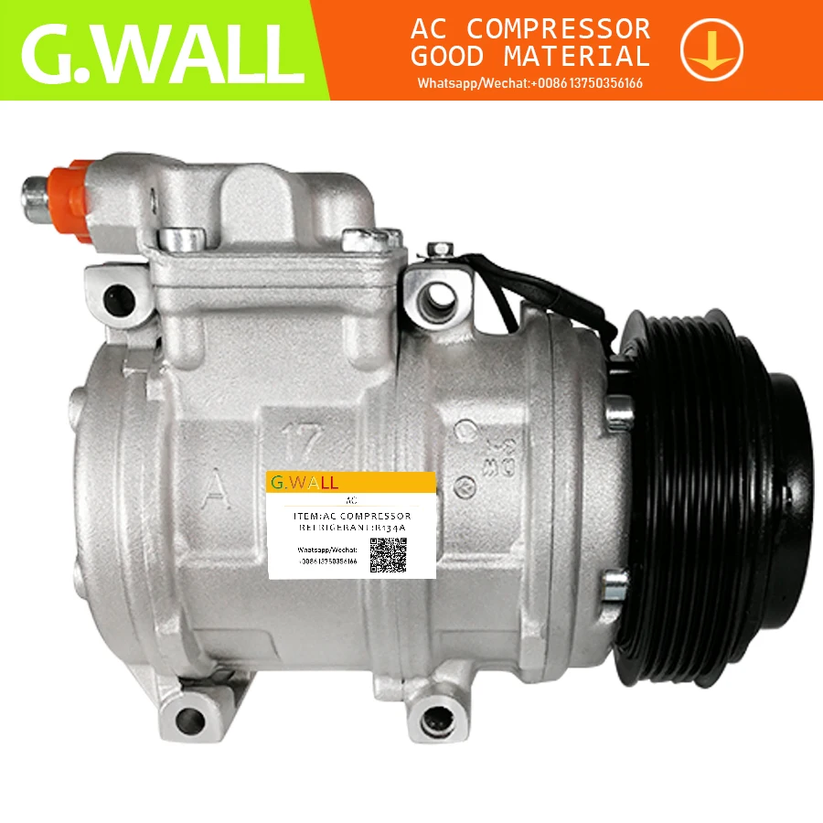 10PA17C AC компрессор для SSANGYONG RODIUS 2 7 Компрессор 6652300011 152267 180500390A | Автомобили и