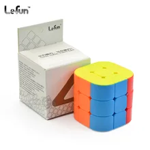 [Музыкальные вечерние цилиндрические кубики Рубика с четырьмя углами] три слоя в форме гладкого сплошного цвета с дырками-клейкая бумага для интеллекта Educa
