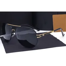 Модные поляризованные солнцезащитные очки мужские роскошные брендовые дизайнерские Винтажные Солнцезащитные очки для вождения мужские защитные очки тени UV400