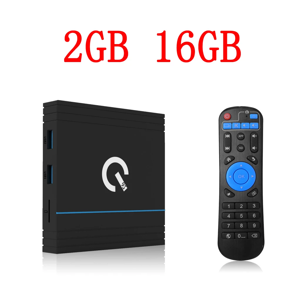 16GB Q95 ТВ приставка Android 9,0 Amlogic S905x3 4GB 64GB Netflix 4k Youtube BT4.1 2,4g& 5,0 Wifi Smart Prev для ТВ с пультом дистанционного управления - Цвет: 16GB